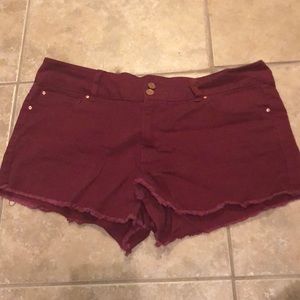 Size 14 Maroon Shorts